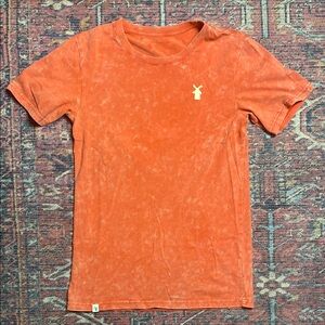 Dutch‎ Bros Coffee Orange Short Sleeve Graphic Tee Stay Stellar Size Small EUC